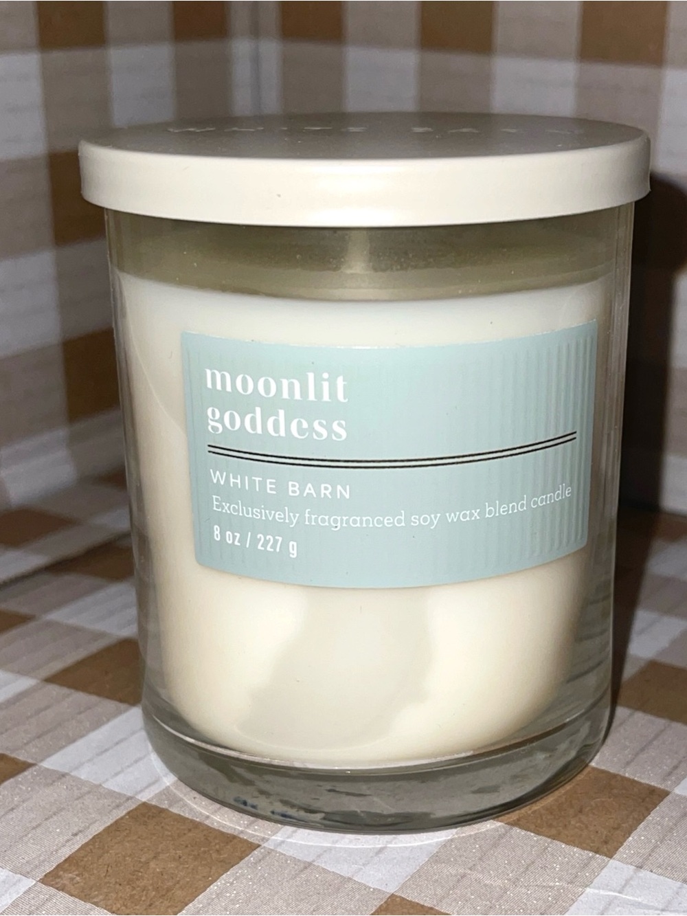 BATH & BODY WORKS WHITE BARN MOONLIT GODDESS SINGLE WICK CANDLE